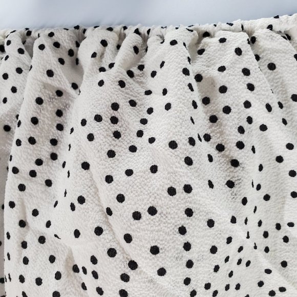 Off Shoulder Belted Polka Dot Dress - Picture 4 of 5